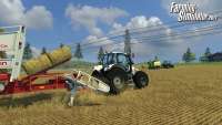 Процесс тюковки - скриншот Farming Simulator 2013