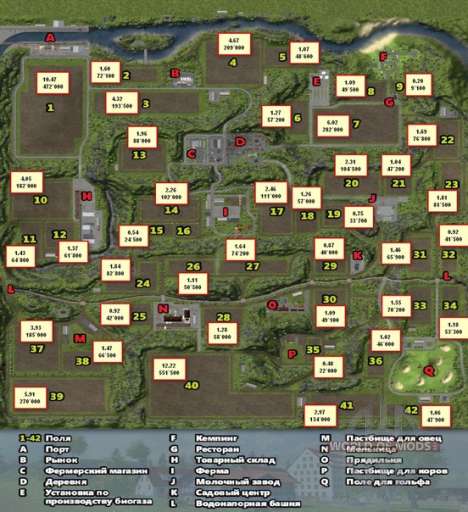Карта подков Farming Simulator 2013
