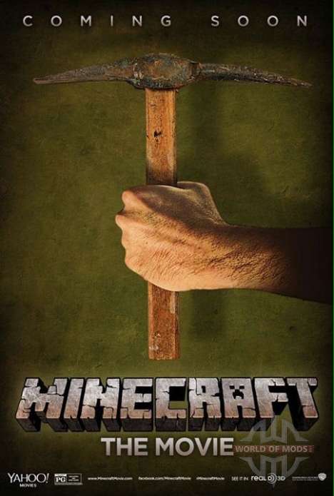 Официальный постер фильма Minecraft