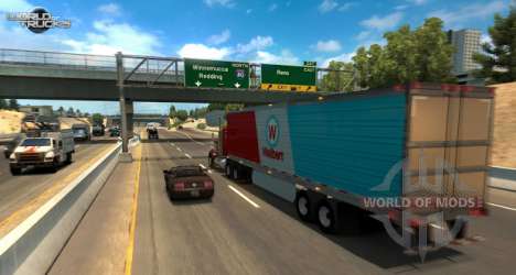 Скриншот из бета-теста обновления American Truck Simulator