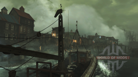 Основное поселение в DLC Far Harbor для Fallout 4
