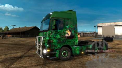 Lucky Panda-скин для Euro Truck Simulator 2