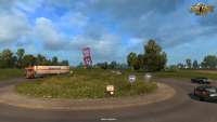 Круговая развилка из Vive La France DLC для Euro Truck Simulator 2