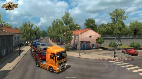 Узкие удочки Ла-Рошеля из обновления Vive La France для Euro Truck Simulator 2