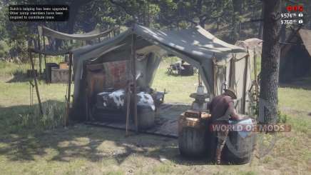 Red Dead Redemprion 2: расположение лагеря