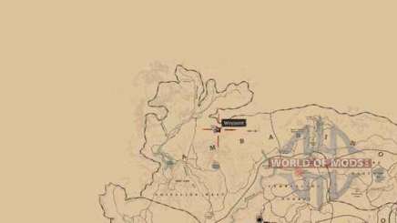 Карта сокровищ Red Dead Redemption 2