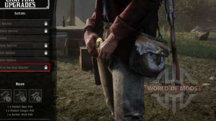 Red Dead Redemption 2: улучшение сумки