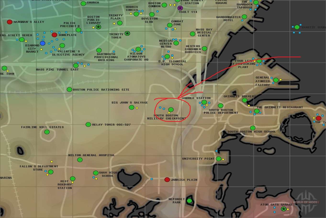 Силовая броня карта. Местонахождение силовой брони в Fallout 4 на карте. Fallout 4 силовая броня на карте. Карта с силовой броней Fallout 4. Силовая броня Fallout 4 местонахождение на карте.