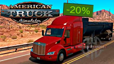 20% скидка на American Truck Simulator в Steam