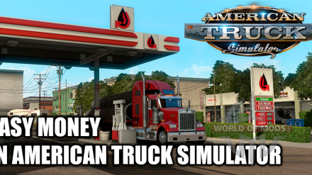 Узнайте как получить быстрые деньги в American Truck Simulator