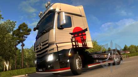 Новое DLC для Euro Truck Simulator 2 - Japanese Paint Pack