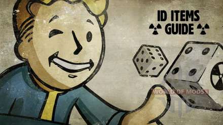 Список ID основных предметов Fallout 4 - одежды, брони, патронов, лекарств и наркотиков