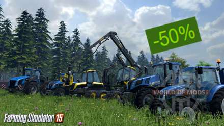 50% скидка на Farming Simulator 2015 в Steam до 18 июня